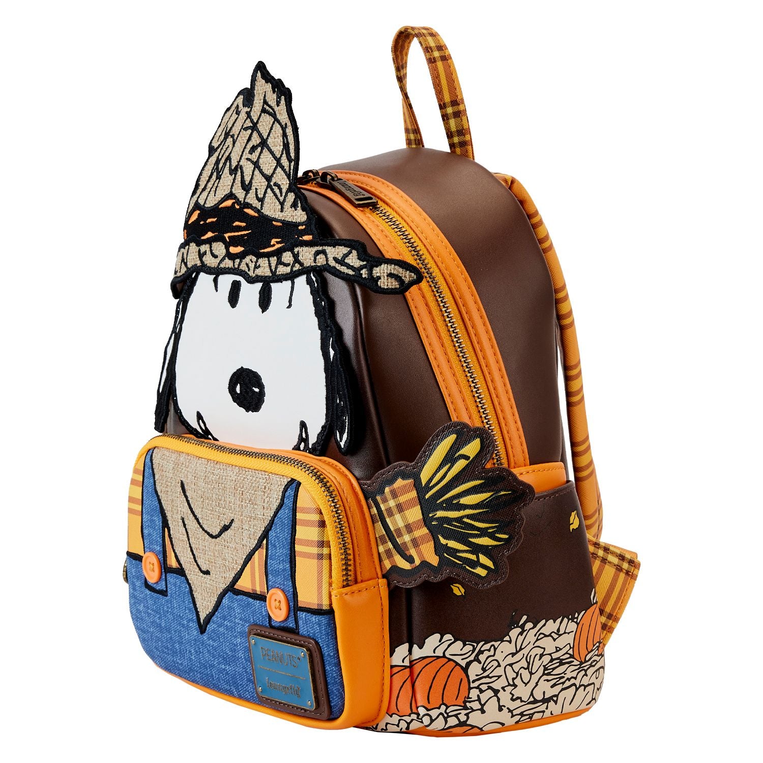 Peanuts Snoopy Scarecrow Loungefly Cosplay Mini Backpack