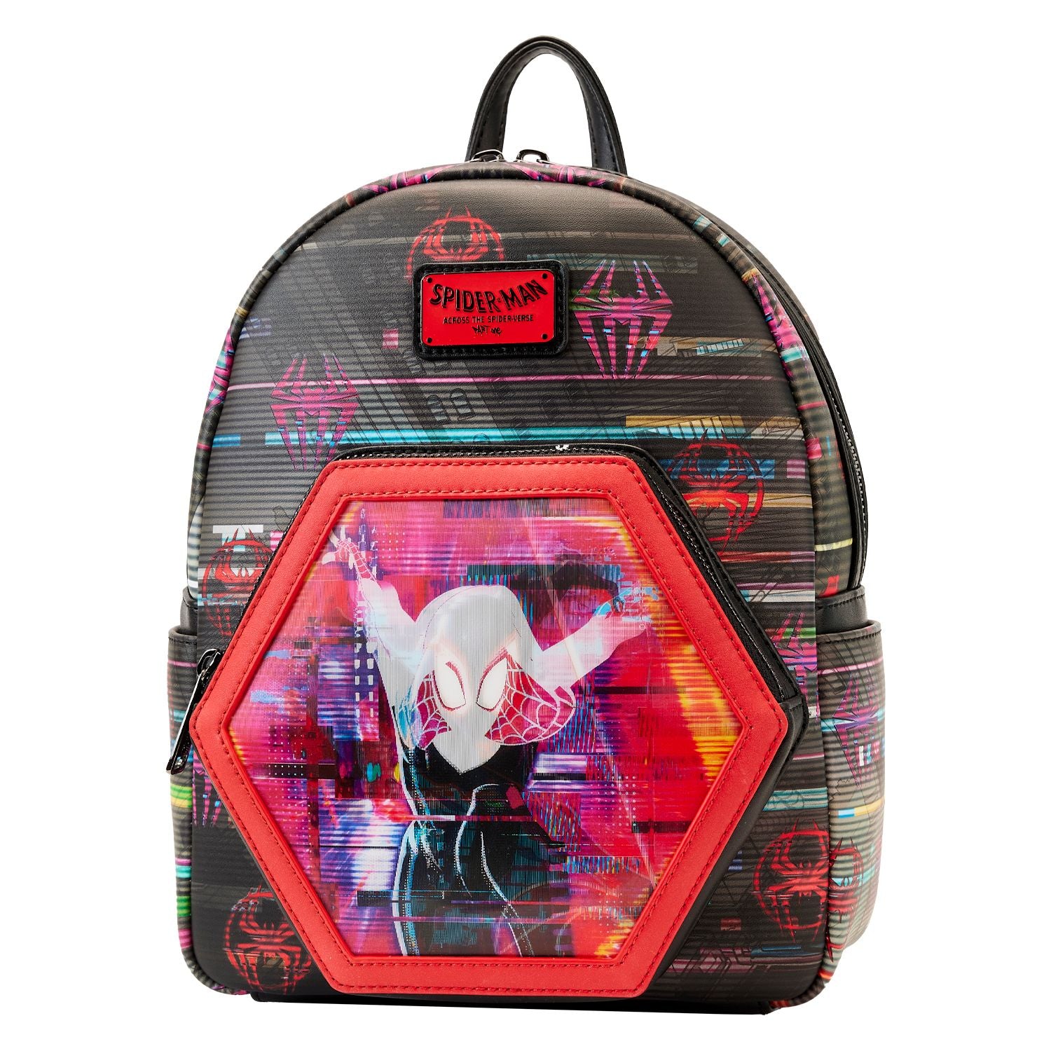 Miles Morales Across the Spiderverse Lenticular Loungefly Mini Backpack
