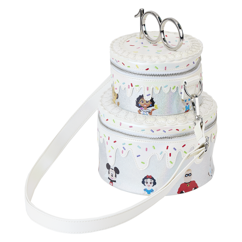 LOUNGEFLY DISNEY 100 CELEBRATION CAKE CROSSBODY