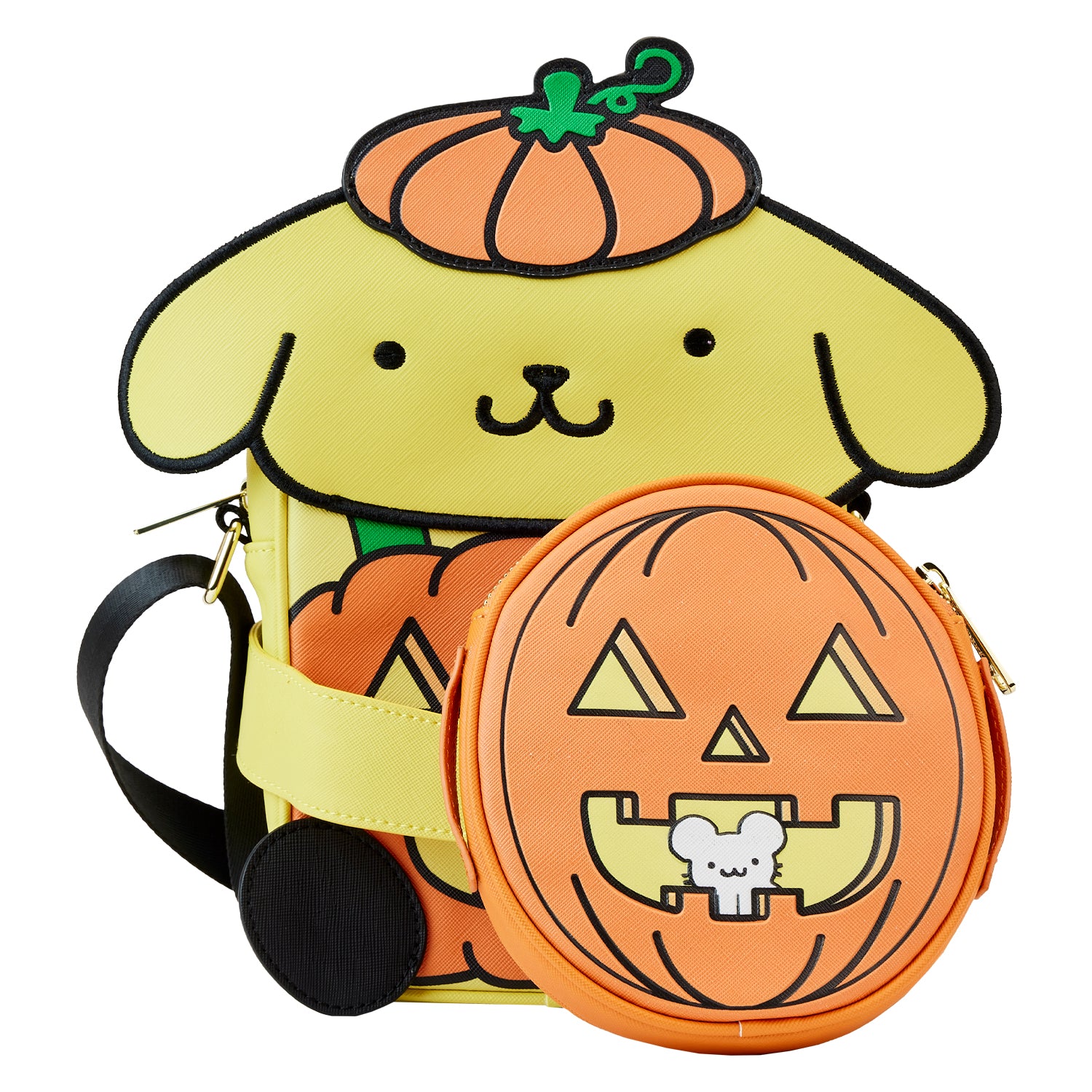 Loungefly Sanrio Pompompurin Halloween Crossbuddies Crossbody Bag