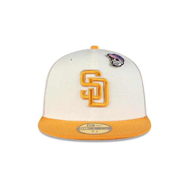 San Diego Padres MLB Día de Muertos 59FIFTY Cerrada
