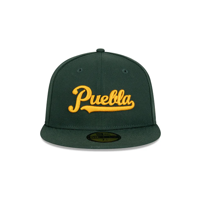 Pericos de Puebla LMB Game Cap City Name 59FIFTY Cerrada Verde