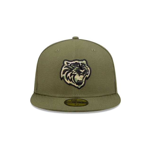 Tigres de Quintana Roo LMB Game Cap Camo 59FIFTY Cerrada Verde