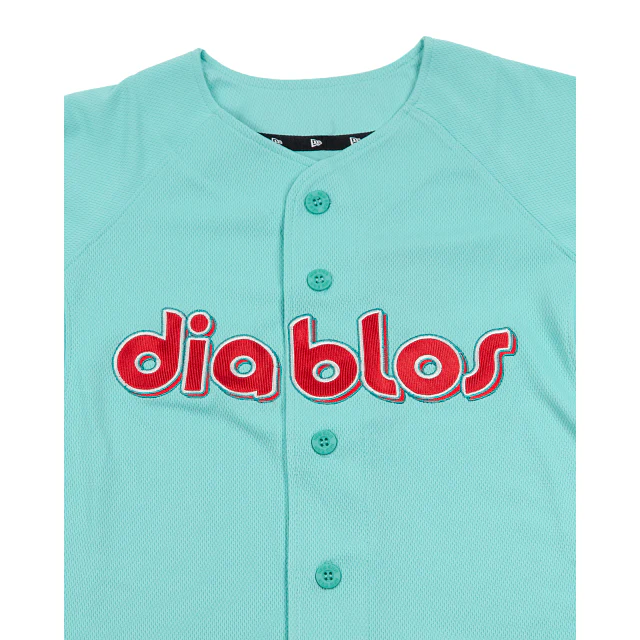 Jersey Menta Diablos Rojos del México LMB para Niña o Niño