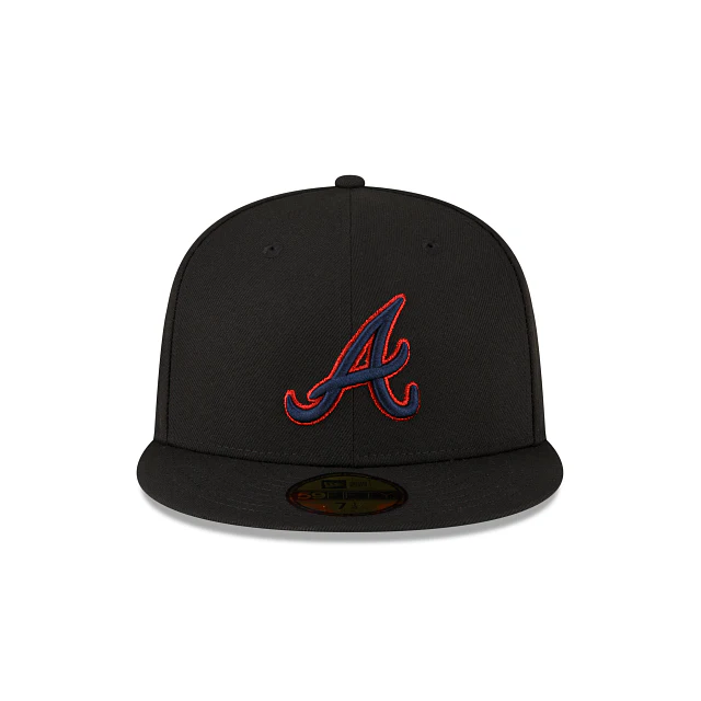 Atlanta Braves MLB Metallic Logo 59FIFTY Cerrada