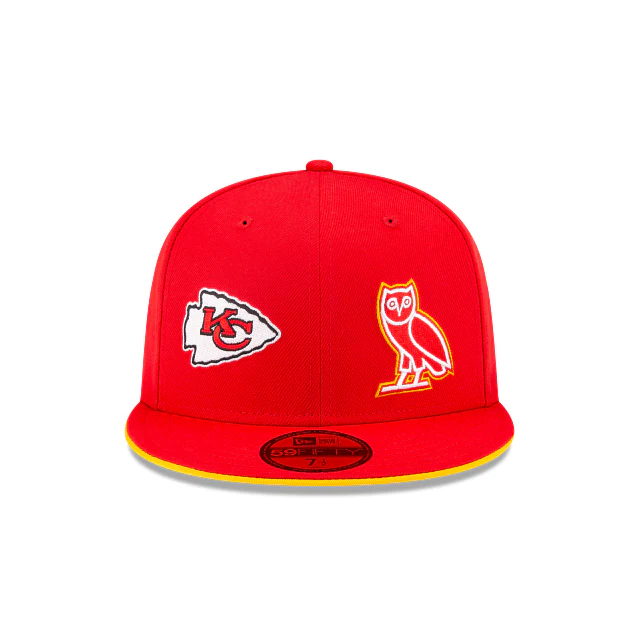 Kansas City Chiefs OVO X NFL 59FIFTY Cerrada