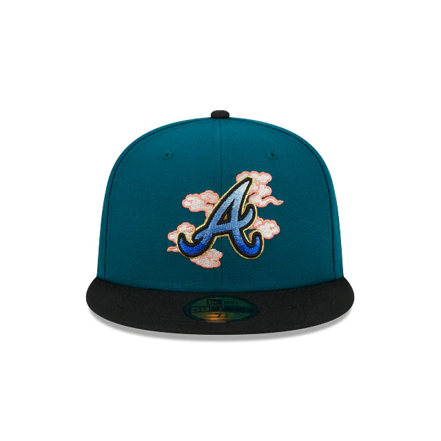 Atlanta Braves MLB Cloud Spiral 59FIFTY Cerrada