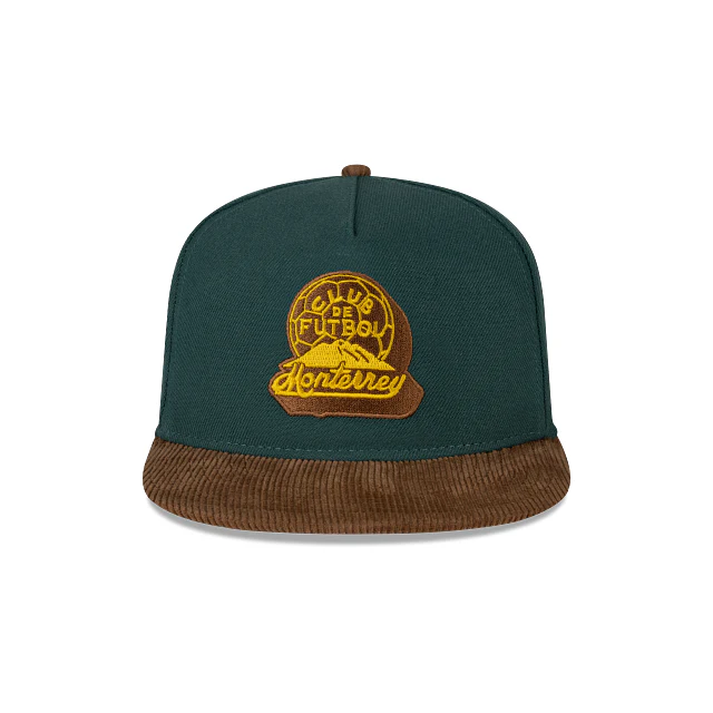 Rayados De Monterrey Cord Visor Golfer Snapback