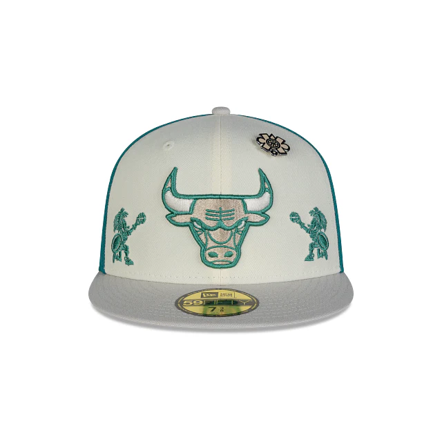 Chicago Bulls NBA Mexico City Game 2023 59FIFTY Cerrada