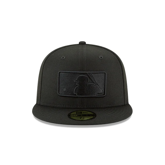 MLB Logo Black On Black 59FIFTY Cerrada