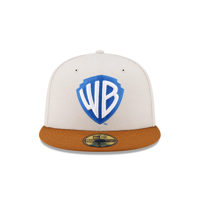 Warner Brothers Shield Pack 59FIFTY Cerrada Cream