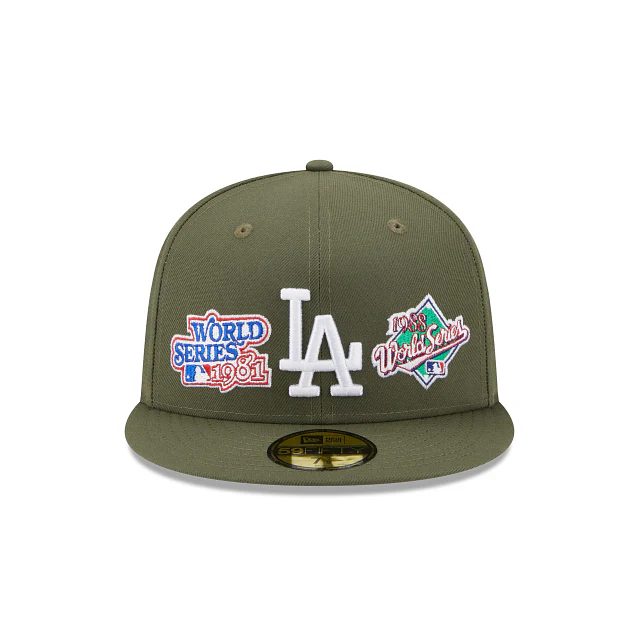 Los Angeles Dodgers MLB Olive 59FIFTY Cerrada