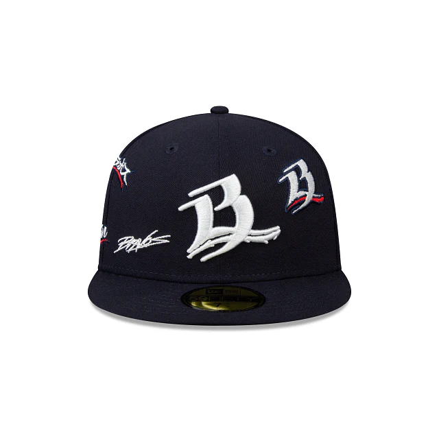 Bravos de León LMB Game Cap Home Patches 59FIFTY Cerrada