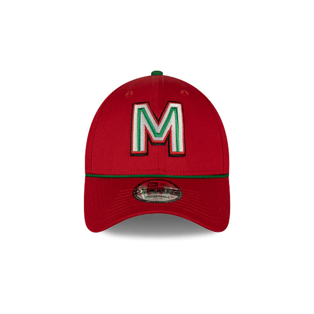 México Serie del Caribe 2024 Away 9FORTY Strapback Roja