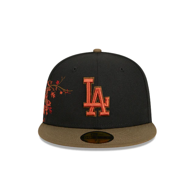 Los Angeles Dodgers MLB Rustic Fall 59FIFTY Cerrada