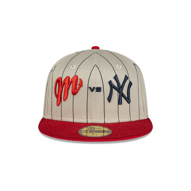 Diablos Rojos Vs Yankees Dual Logo 59FIFTY Cerrada