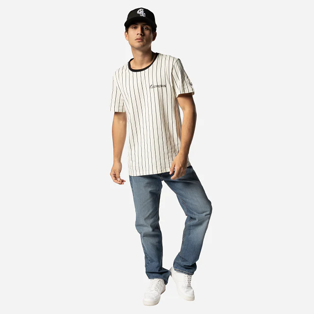 Playera Manga Corta Pinstripe Guerreros de Oaxaca LMB Core