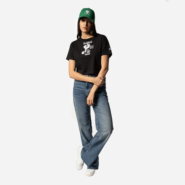 Playera Manga Corta Olmecas de Tabasco LMB Invenue para Mujer