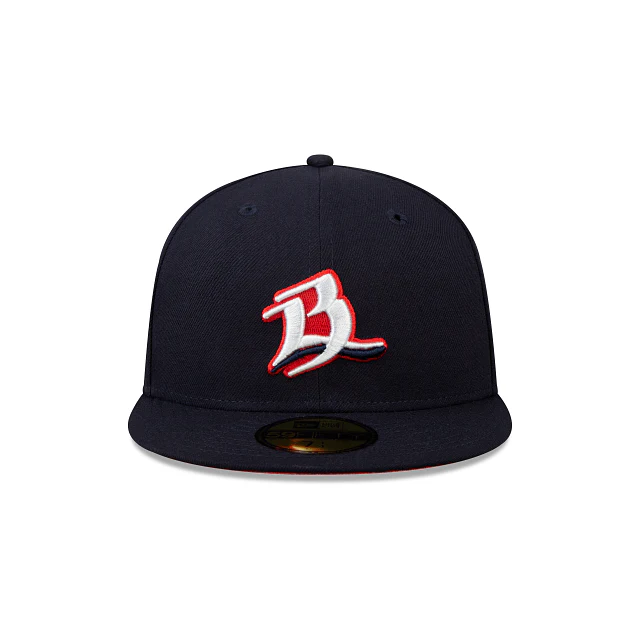 Bravos de León LMB Game Cap Home 59FIFTY Cerrada Azul