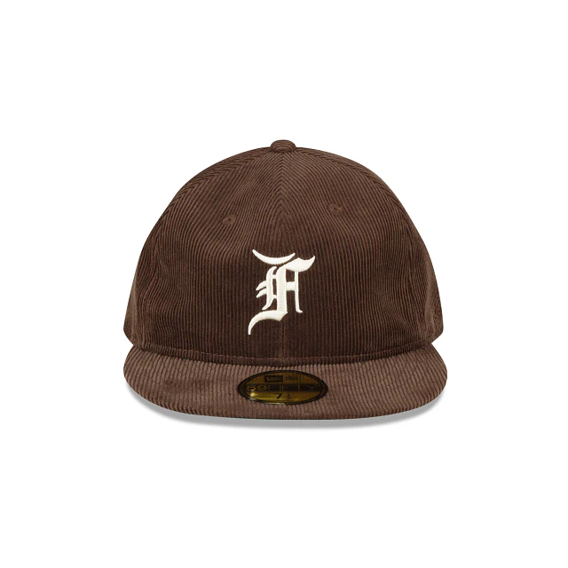 Fear of God Essentials Corduroy 59FIFTY Cerrada Café