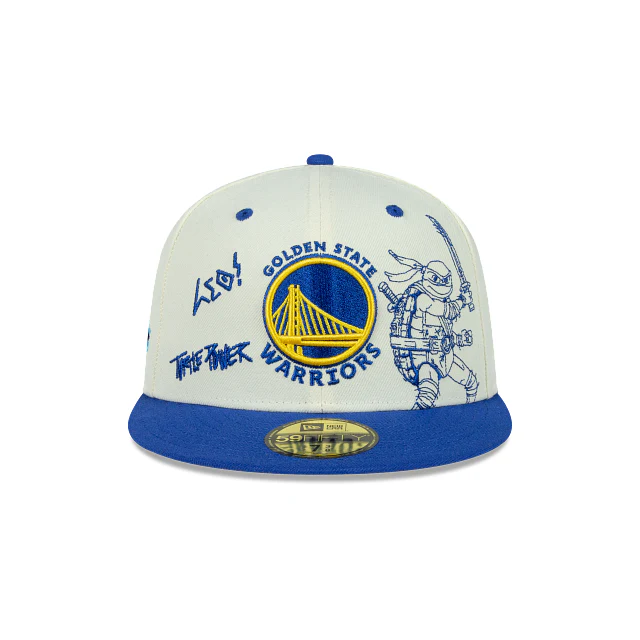 Golden State Warriors Tortugas Ninja X NBA Leonardo 59FIFTY Cerrada