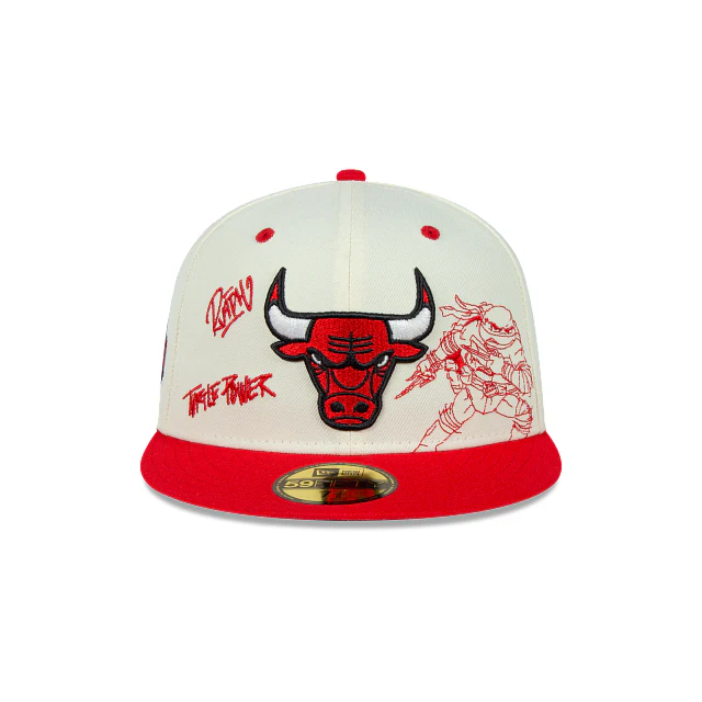 Chicago Bulls Tortugas Ninja X NBA Rafael 59FIFTY Cerrada