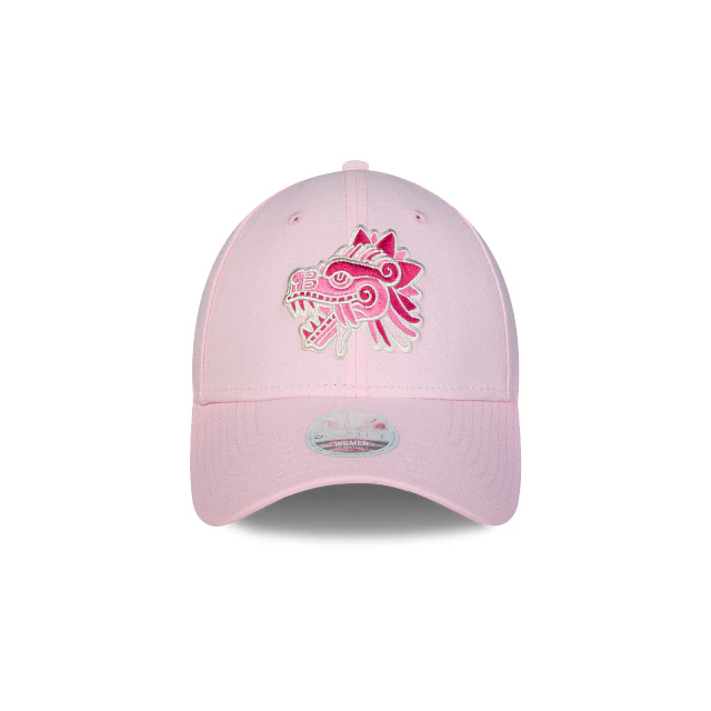 New Era Alebrijes 9FORTY Snapback Quetzalcóatl Rosa para Mujer