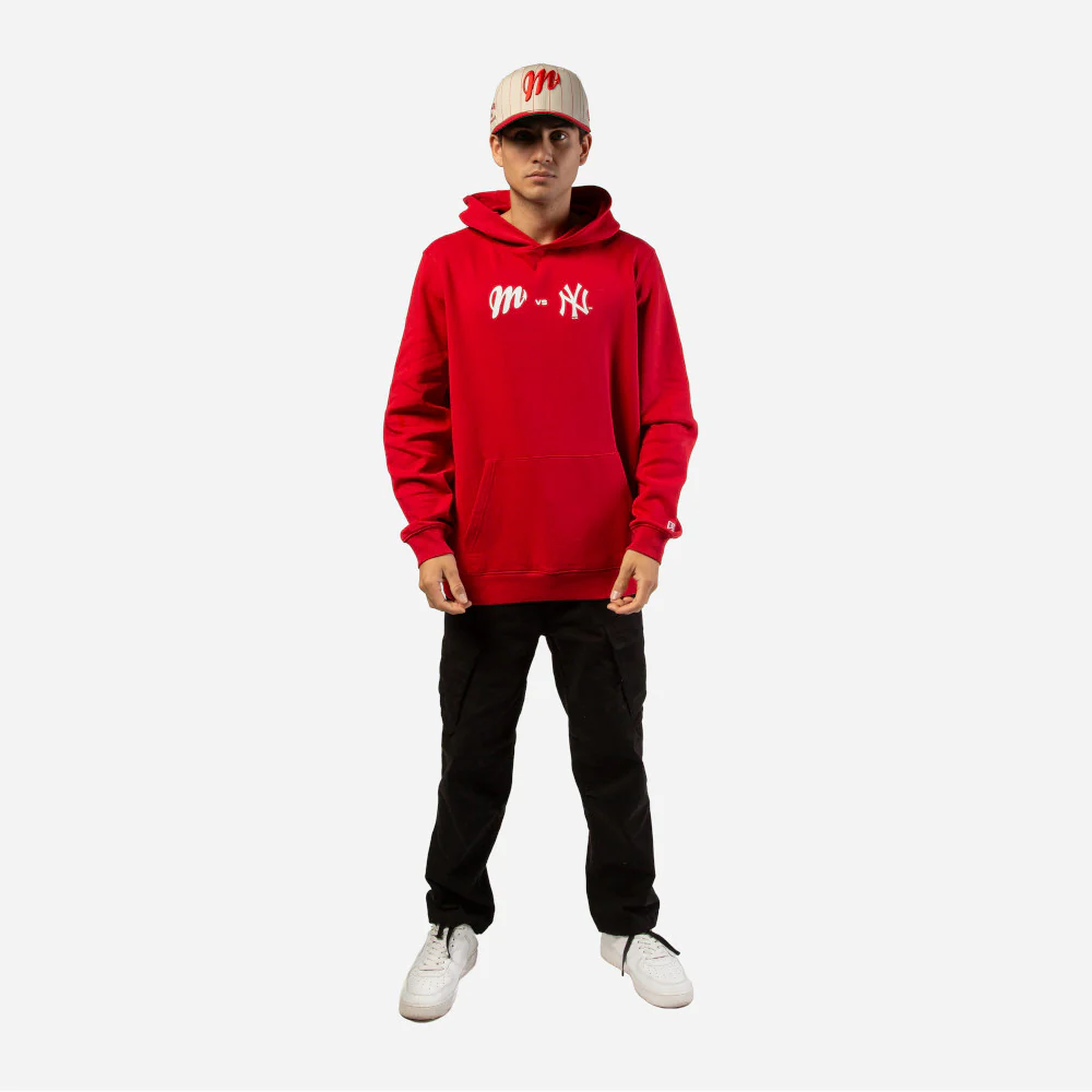 Sudadera Diablos Rojos del México Vs Yankees Roja