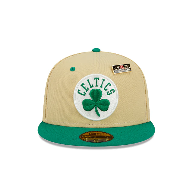 Boston Celtics NBA Tan 59FIFTY Cerrada