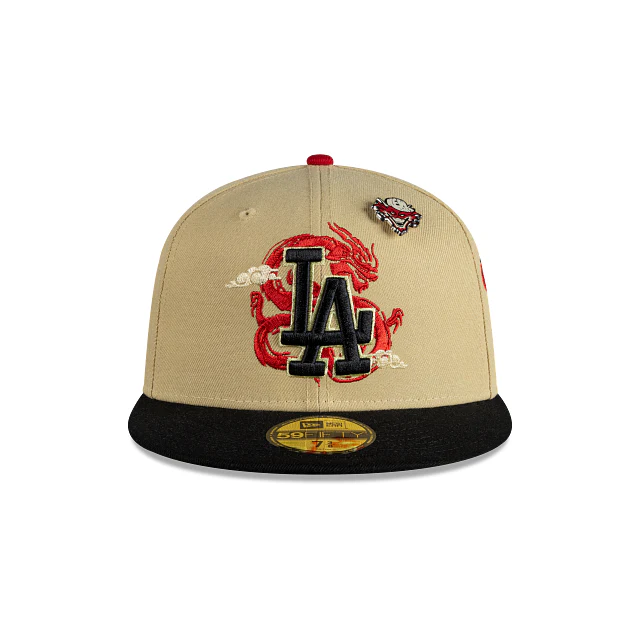 Los Angeles Dodgers MLB Año Nuevo Chino 59FIFTY Cerrada