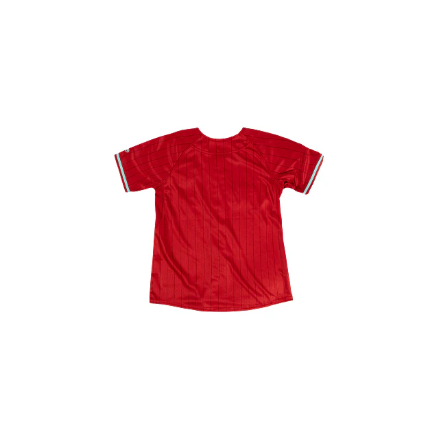 Jersey Pinstripe Rojo Diablos Rojos del México LMB para Niña o Niño