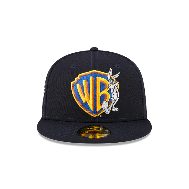 Warner Brothers Shield Pack 59FIFTY Cerrada Navy