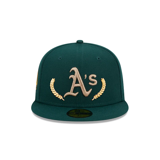Oakland Athletics MLB Gold Leaf 59FIFTY Cerrada