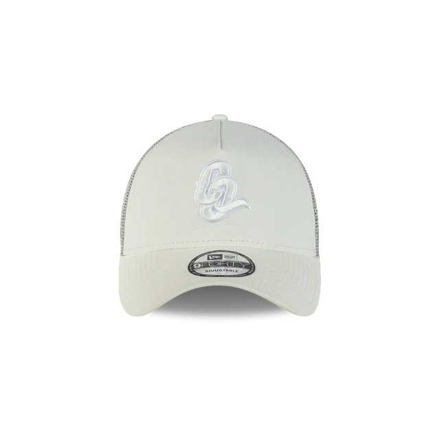 Conspiradores de Querétaro LMB Core 9FORTY AF Trucker Snapback Blanca