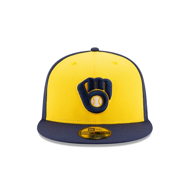 Milwaukee Brewers Authentic Collection 59FIFTY Cerrada