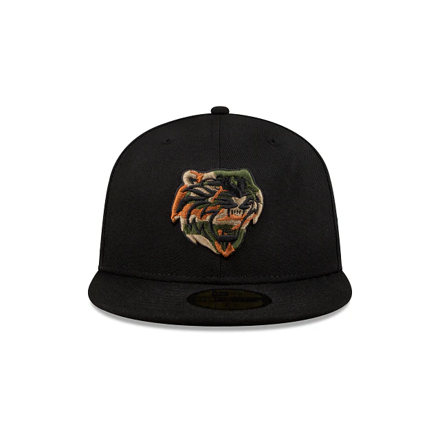 Tigres de Quintana Roo LMB Game Cap Camo Infill 59FIFTY Cerrada