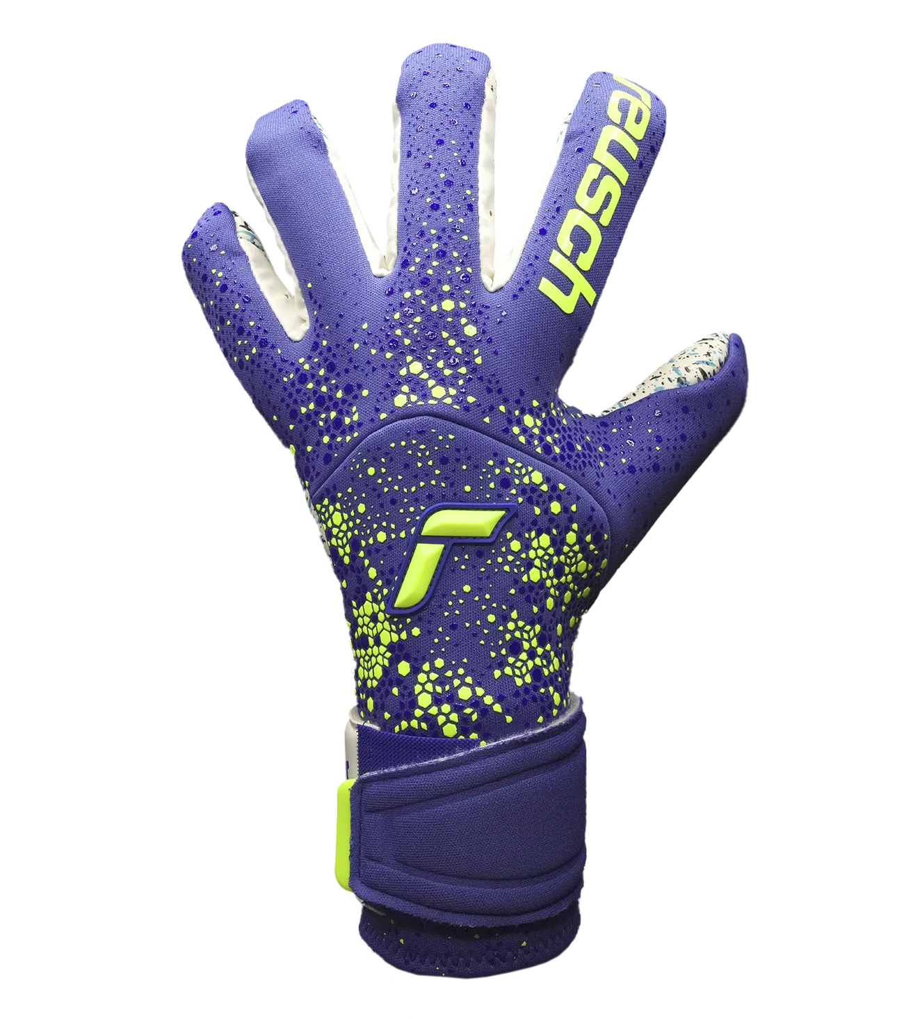 Reusch Pure Contact Fusion - True Blue / Safety Yellow