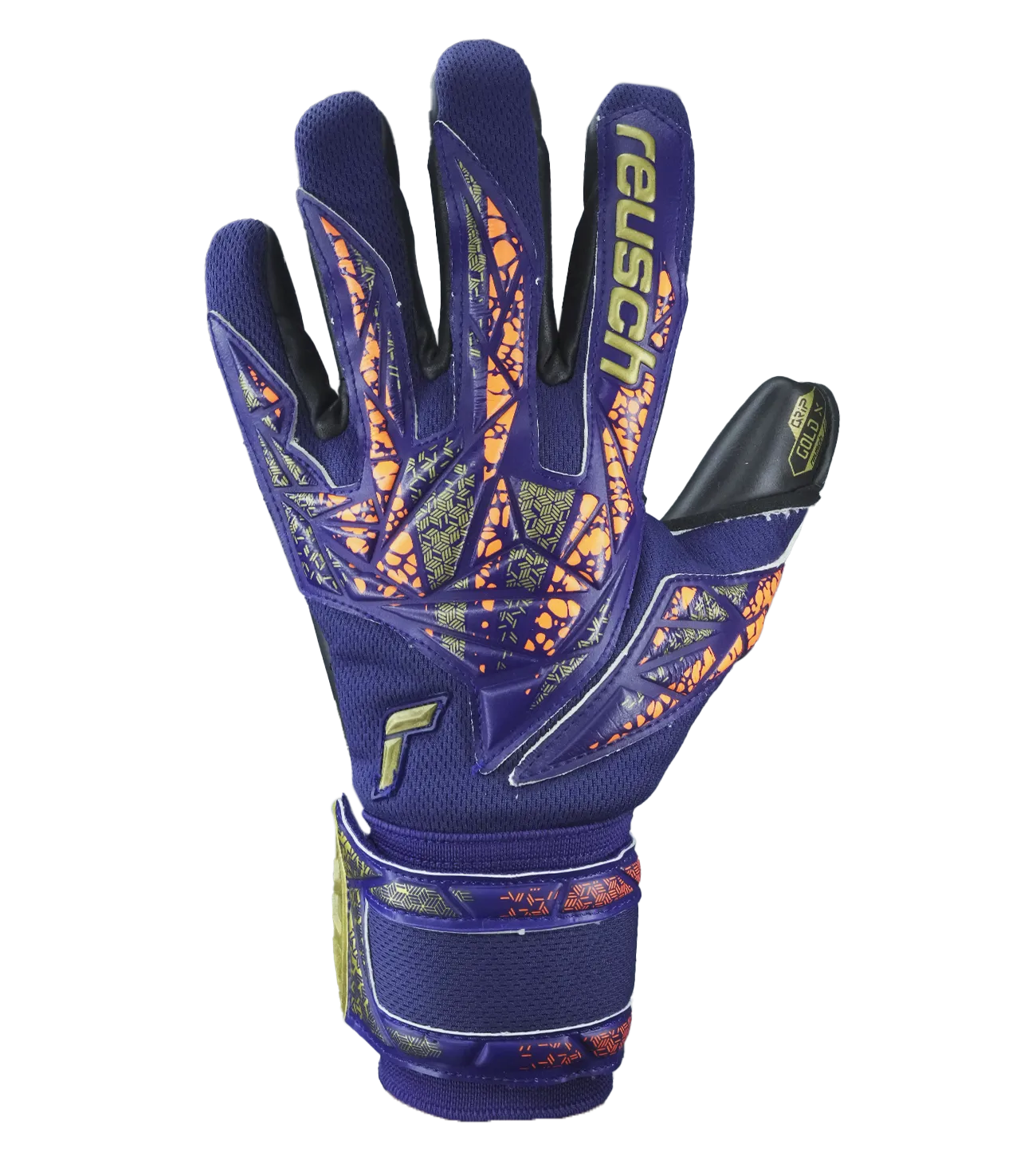 Reusch Attrakt Gold X Premium Blue / Gold / Black