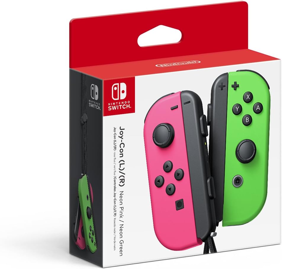 Control Nintendo Switch - Joy-Con (L/R) - Rojo/Azul Neón (Importado de Nintendo Japón)