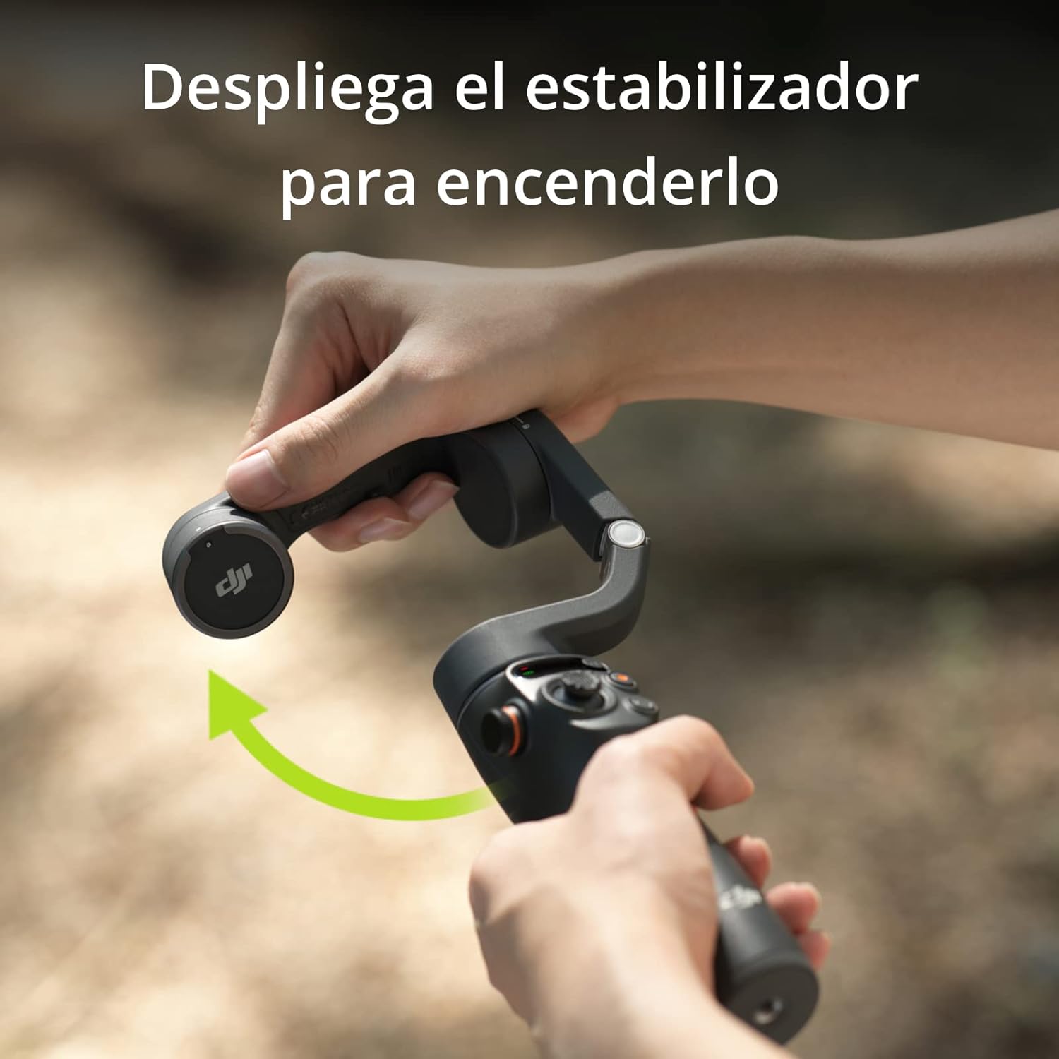 DJI Estabilizador para Smartphones OSMO Mobile 6, estabilizador en Tres Ejes, Brazo Extensible Integrado, portátil y Plegable, estabilizador para videoblogs, vídeos de Youtube y TikTok, OF200