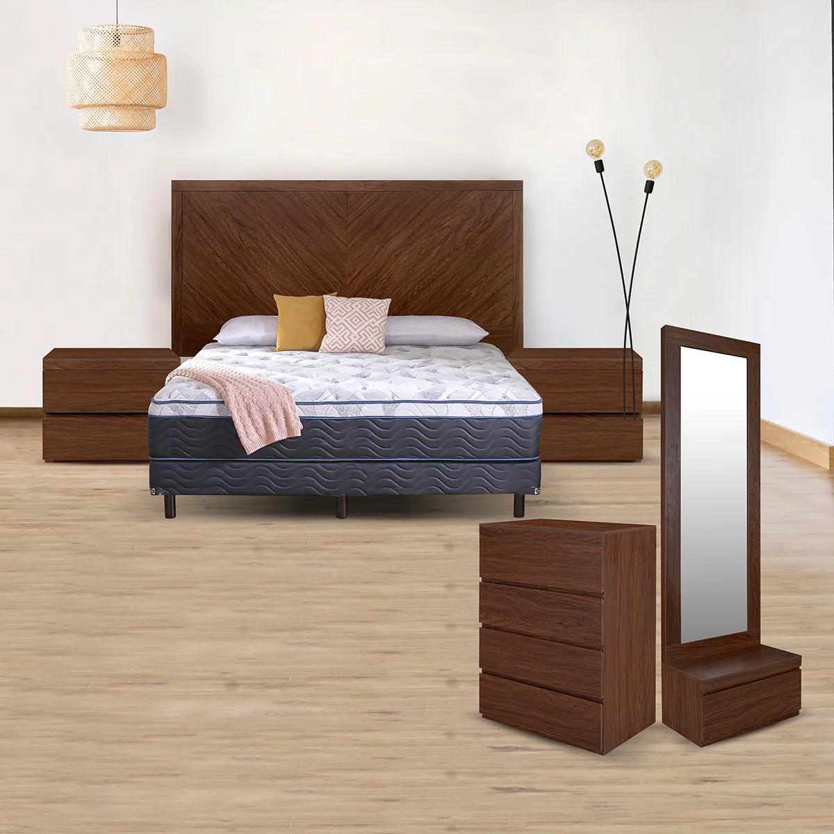 Recámara Queen Size Bristol 5 Pz