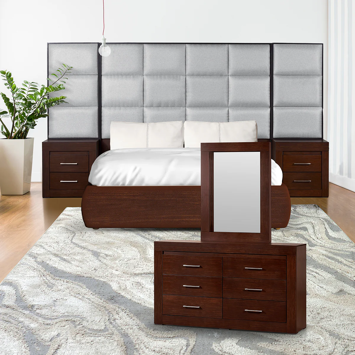 Recámara King Size Boston 7 Pz