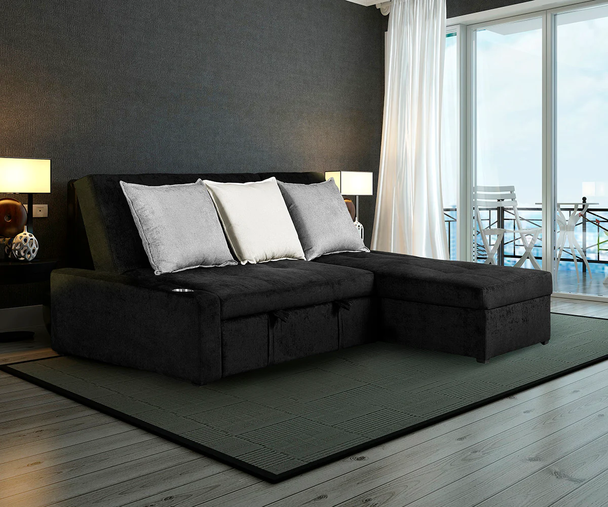 Sofá Cama Trekk - Venus Black