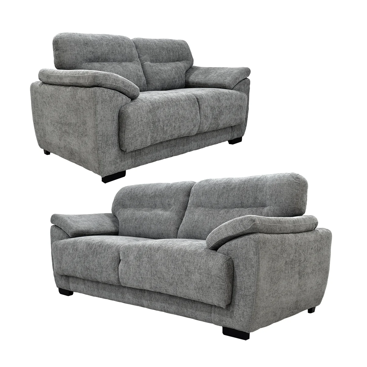 Sala Aspen - Sofá y Love Seat - Nikel