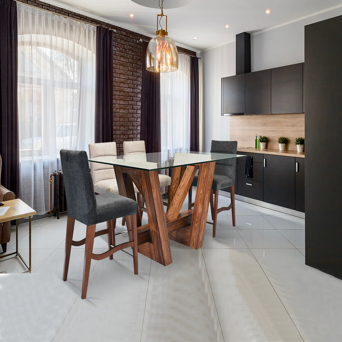 Antecomedor Sidney 6 Bancos