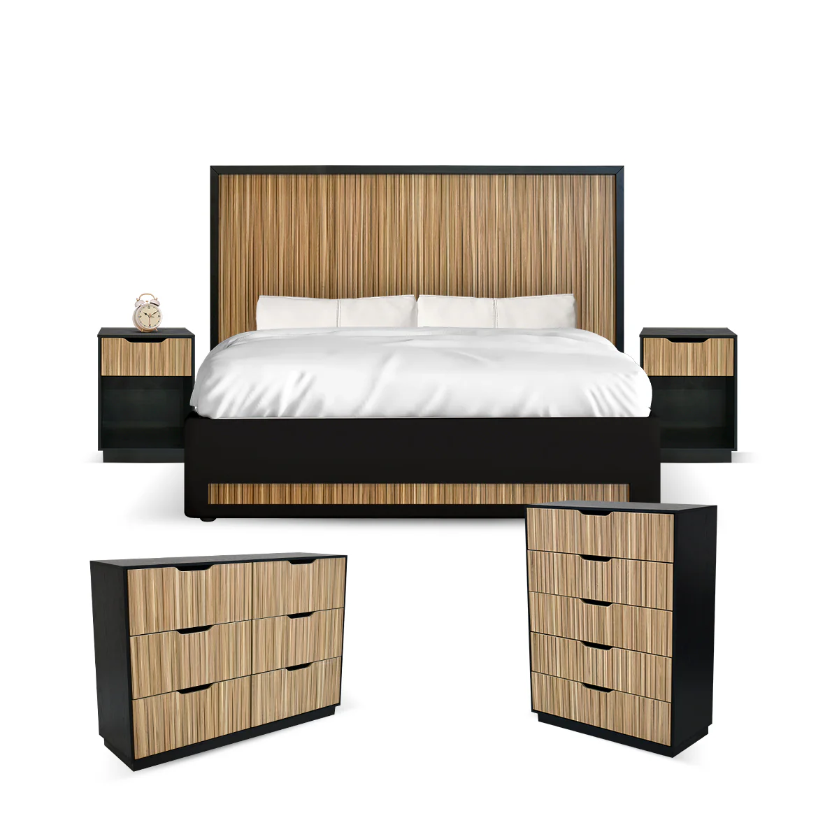 Recámara King Size Janeiro 5 Pz