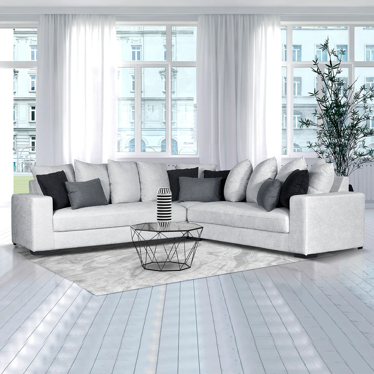 Sala Christopher - Fancy Zinc  (3 piezas)