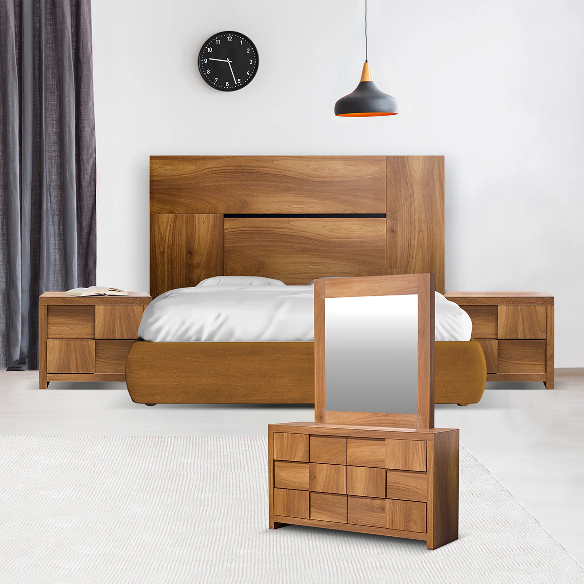 Recámara King Size Neruda 5 Pz