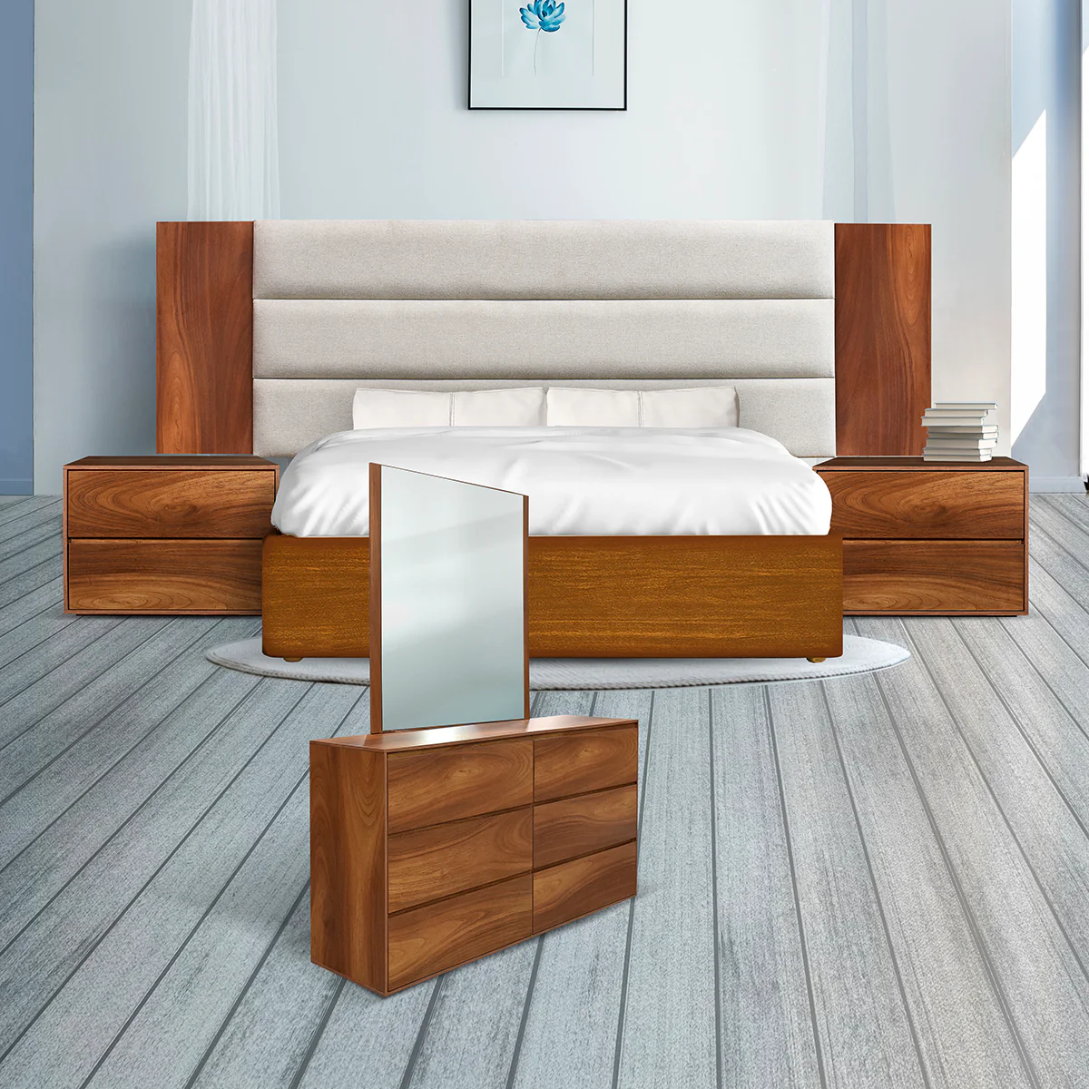 Recámara King Size Mercury 5 Pz