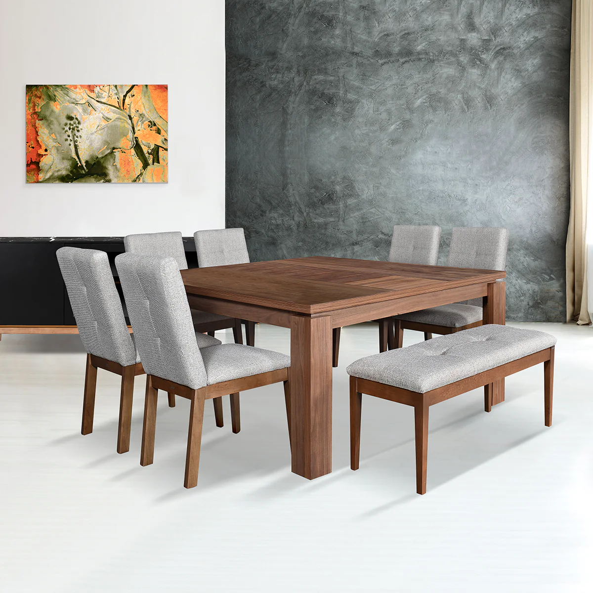 Comedor Toscana - 6 sillas 1 banca